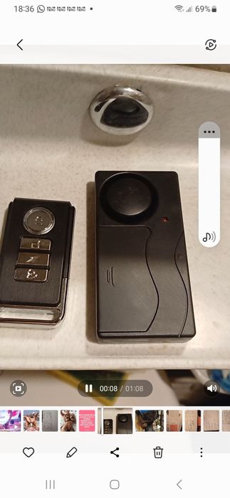 Alarma cu telecomanda