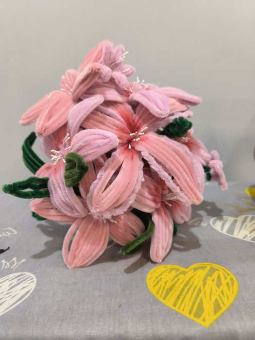 Цветы из синельной проволки