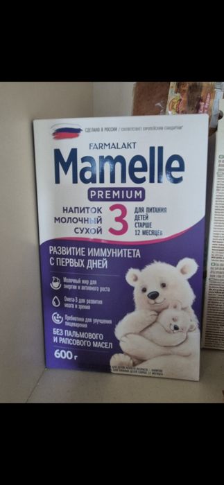 Детское питаение смесь Mamelle premium 3