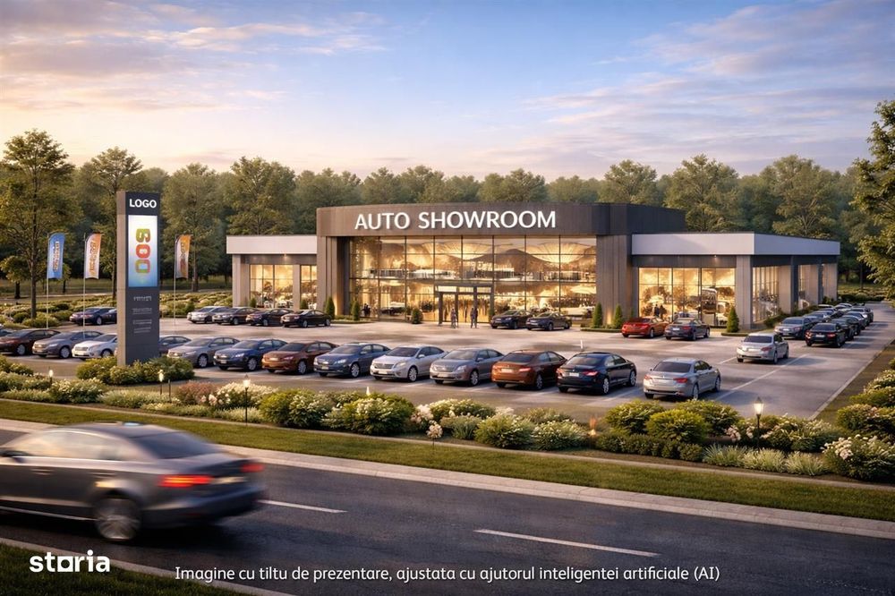 Teren comercial Snagov 14.409 mp - ideal showroom auto  sala eveniment