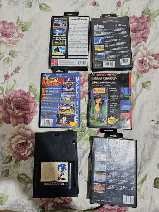 Consola 16 Bit Sega Mega Drive 2 + 6 jocuri -Sonic