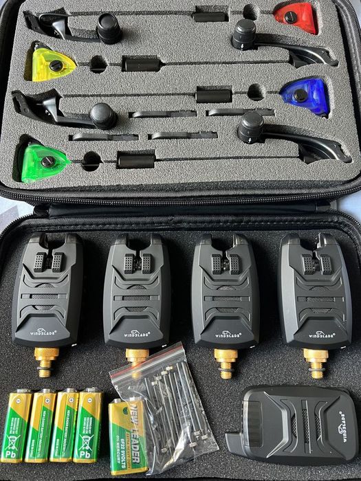 SET Avertizori cu Statie WIND BLADE 4+1 cu SNAG BARR + 4 Swingere MKM3