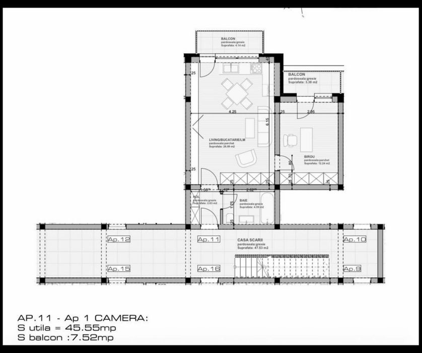 Apartament 2 camere