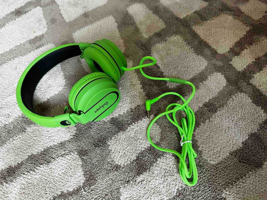 Слушалки , Headphones ROCKPAPA , Foldeble On Ear , With Line Mic