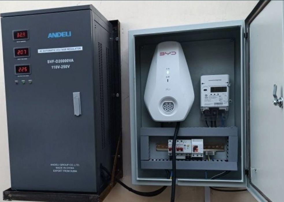 Установка зарядные станции