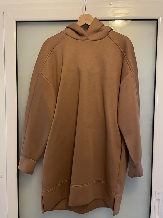 COS. hanorac dama, nou, supradimensionat, oversize maro, gluga