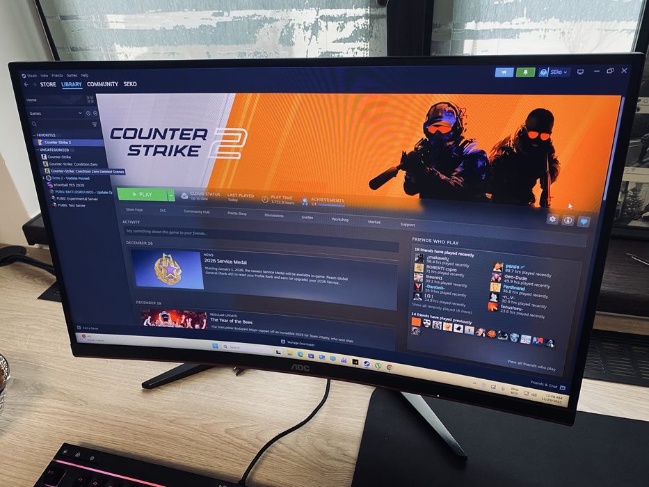 Monitor AOC 144 hz 27 inch