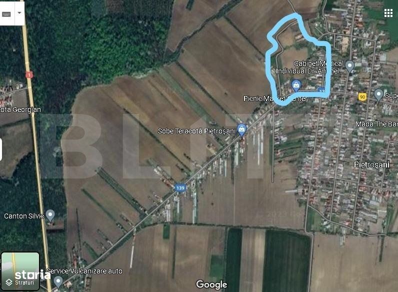 Ferma , teren intravilan 2,3 Ha, Pietrosani