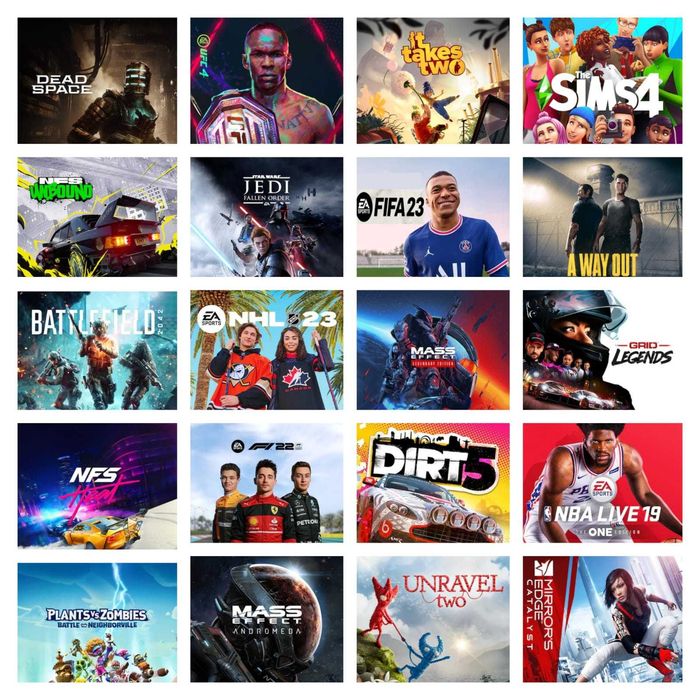 Продам подписку EA PLAY 12 Месяцев PS4&PS5 (50 игр)