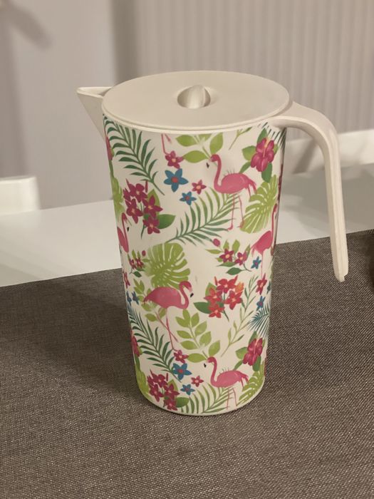 Cantă cu 4 pahare din bambus Ernesto