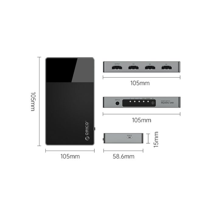 HDMI Switcher Orico HD-3H