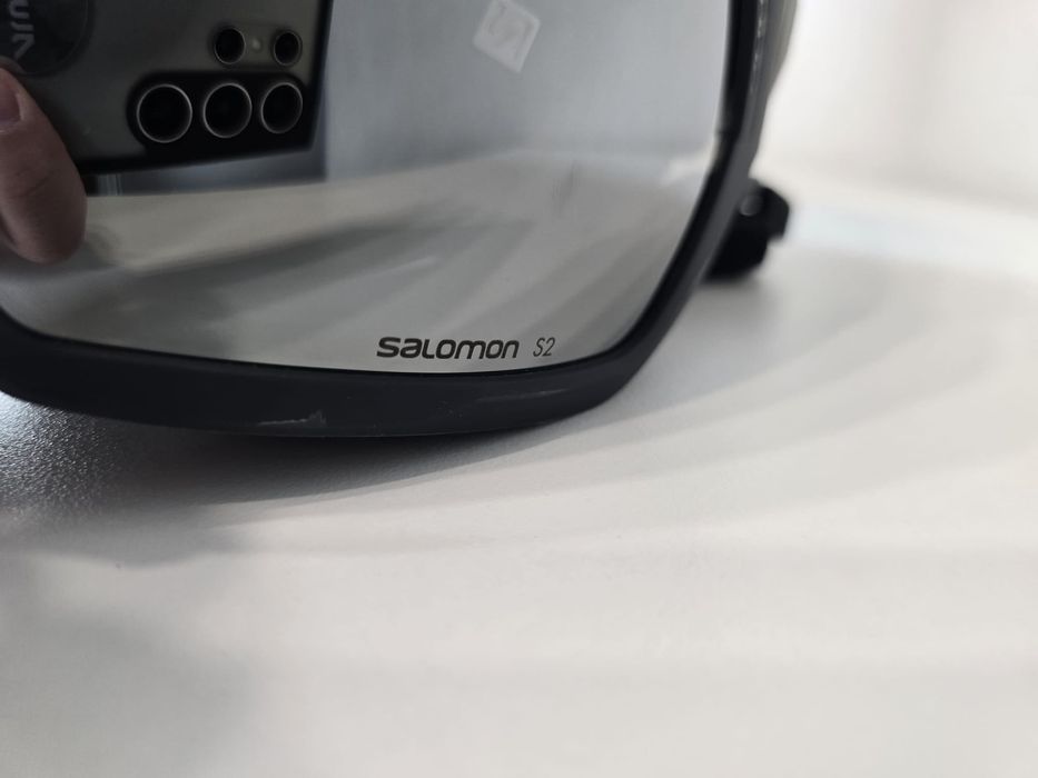 Casca ski barbati Salomon cu viziera