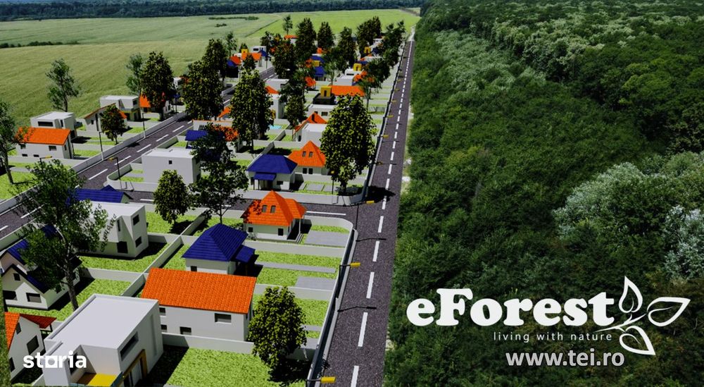 Loturi de teren în eForest, după Buftea, cu acces direct la DN1A