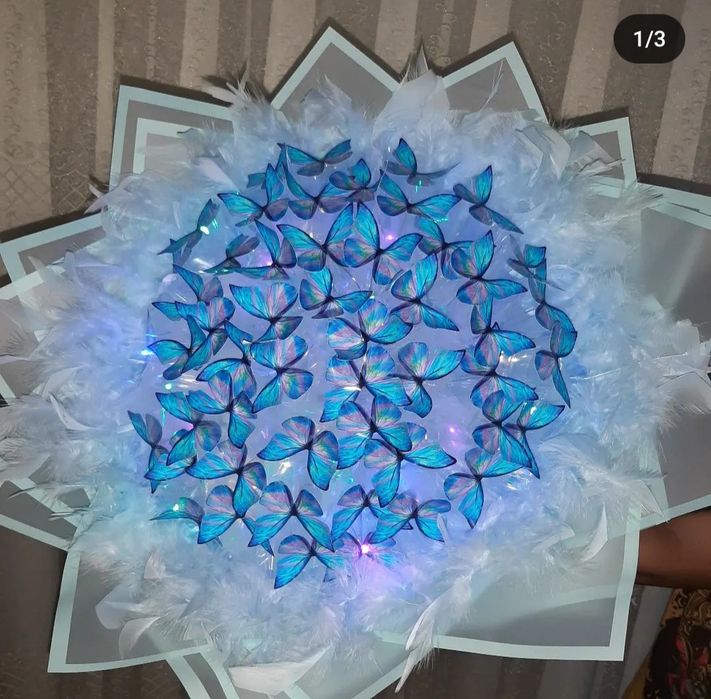 Shar Шар Mandarin buket Kapalakli gul Kapalakli buket Gul kapalak Buke