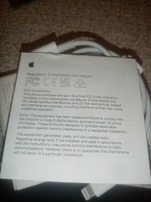 Продам кабель Type-C для iPhone, новый запечатан. (оригинал)