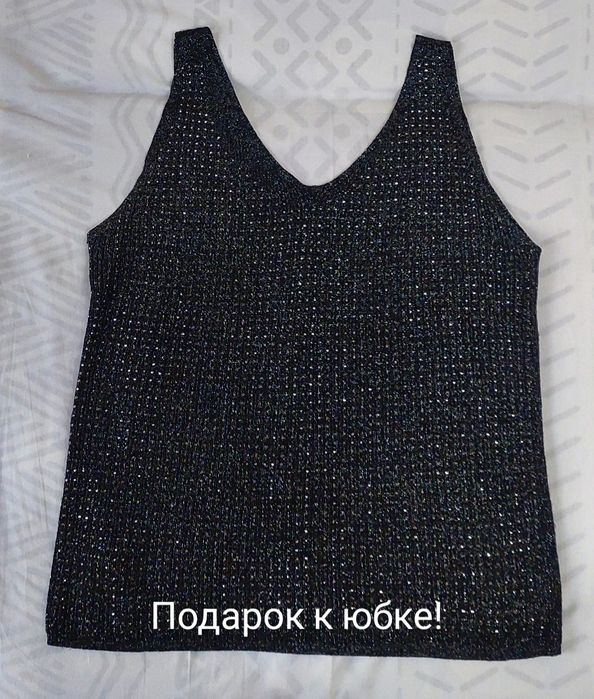 Юбка женская кожаная