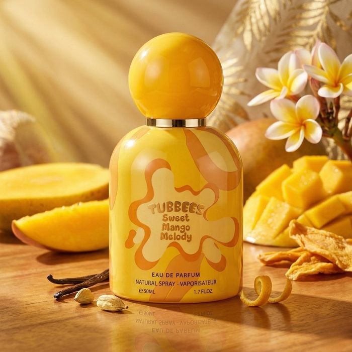 Детски парфюм с тропическо манго и ванилия Tubbees Sweet Mango Melody, 50 мл
