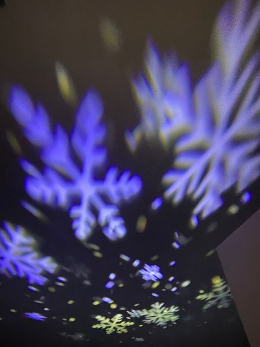 Проектор LED USB за снежинки