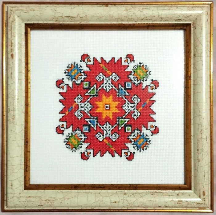 Ръчно бродирана българска шевица