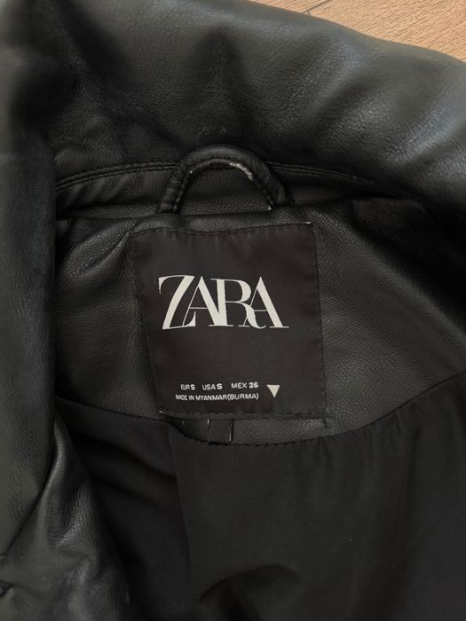 Кожено oversize яке ZARA