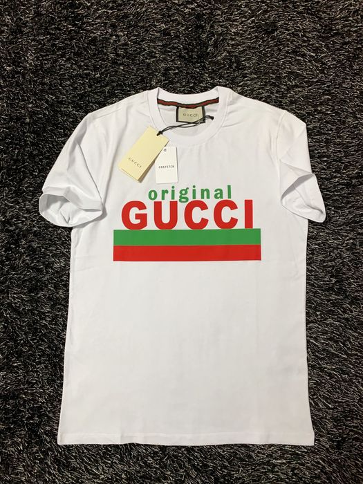 Tricou Gucci Original TShirt Printed white