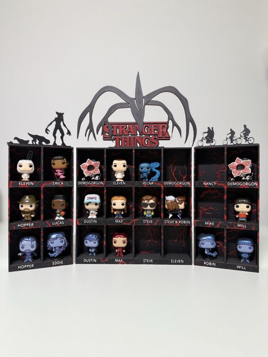 Suport/etajera Figurine Stranger Things Kinder Joy