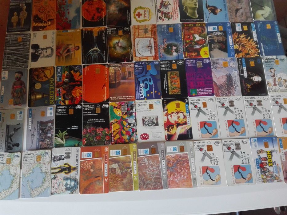 Две вази и лот гръцки фонокарти .