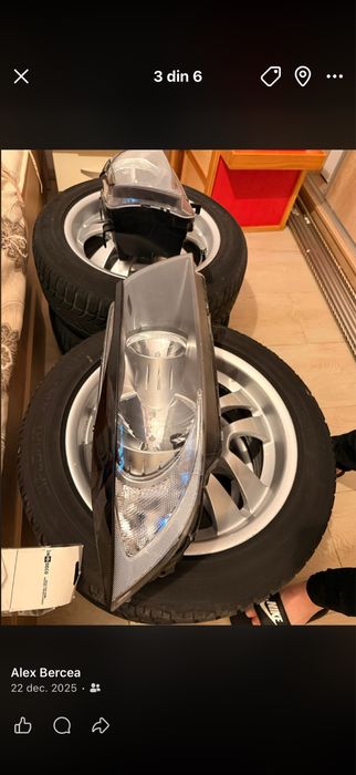 Vand schimb faruri BMW E90 noi halogen plus pleoape