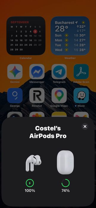 Căști wireless Apple AirPods Pro 1