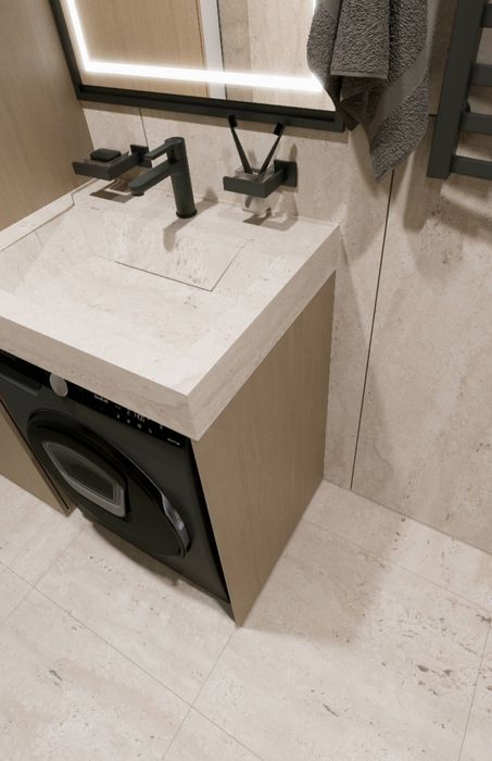 Раковина над стиральной машинкой