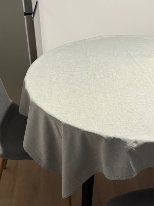 Față de masă, JYSK, gri, 140x240, pătrată