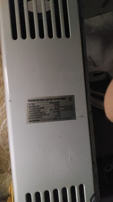 Настенный газовый котел  горячей воды