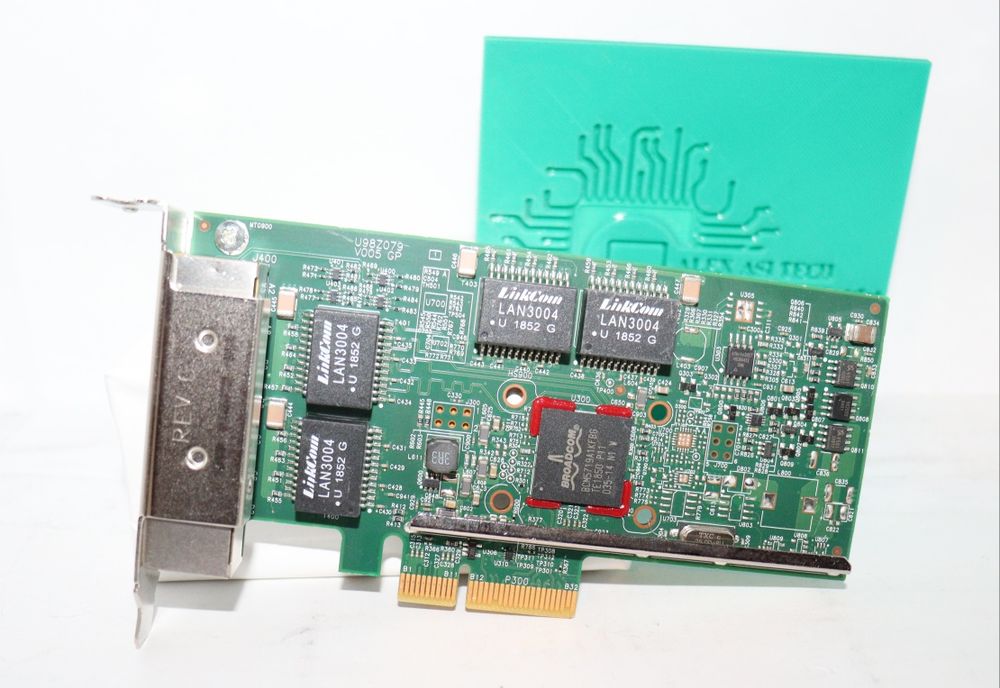 Placa Retea 4 x 1 Gigabit RJ45 Lenovo 90Y9355 Broadcom 5719-T4