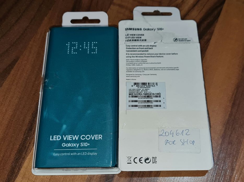 Husa smart activa originala Samsung Led View Cover S10+ S10 Plus G975