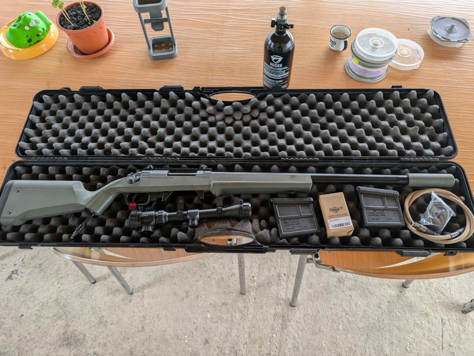 Vând pușcă Airsoft Striker As-01 HPA Mancraft