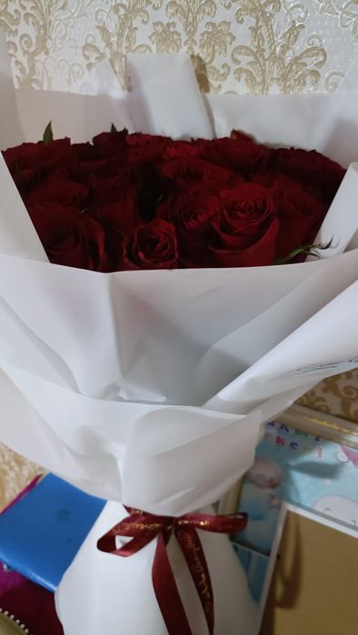 Букет роза цветы