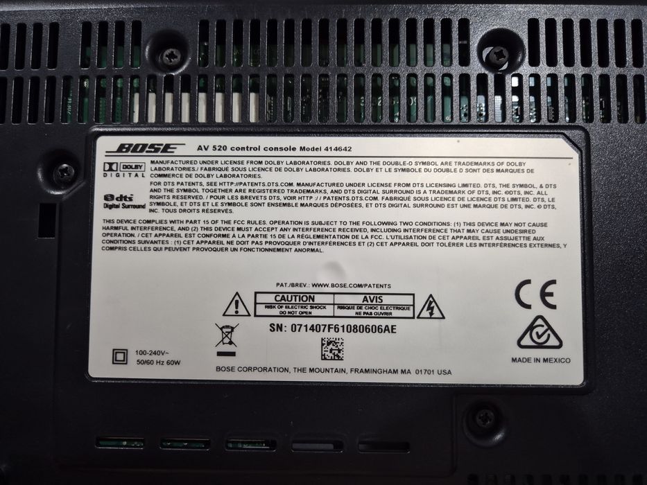 Bose SoundTouch 520 Cinemate sistem home cinema Top