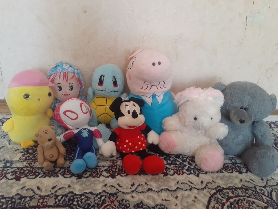 Sifati yaxshi yumshoq toza o'yinchoqlar