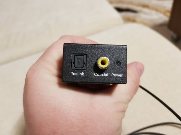 Vand decodor convertor digital to analog, optical to rca spidf hi-fi