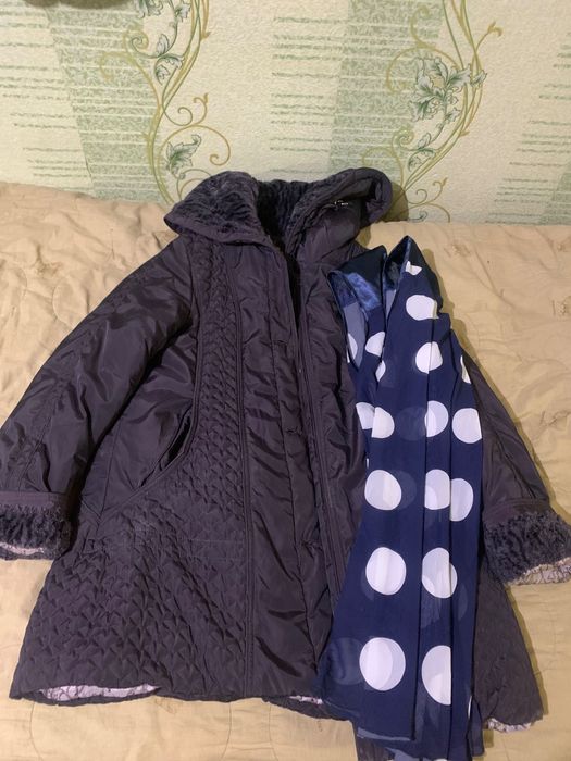 Женская теплая куртка, большой размер