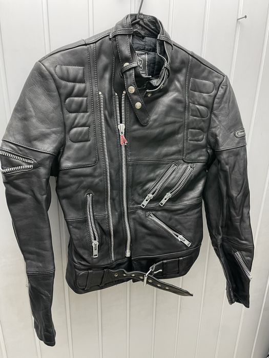 Geaca moto de piele marime 50 ( s/m) Hein Gericke rock retro chopper