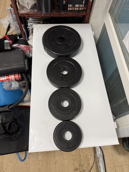 Discuri sala haltere si gantere Olimpice 50 mm noi Germany 7 lei kg