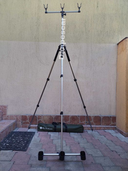 Rod pod Tripod XXL Robinhan pentru pescuit pe DUNARE sau Lac (SKY POD)