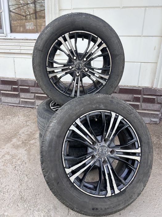 Титановые диски R15 с шинами