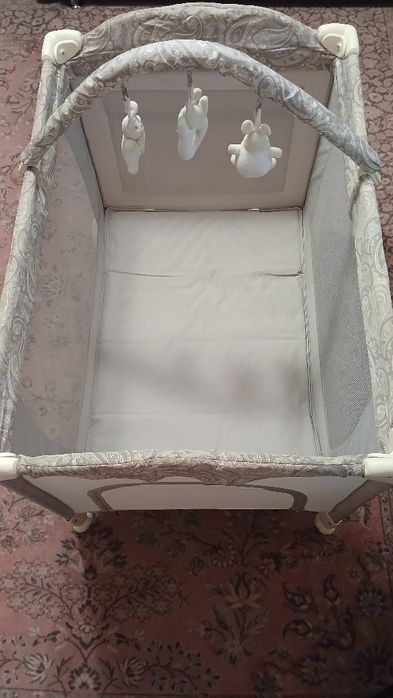 Манеж с люлькой детский