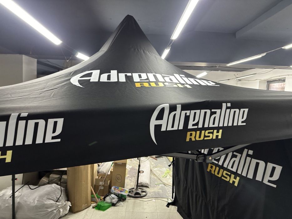 зонты навес с конструкции с печатью вашего лого