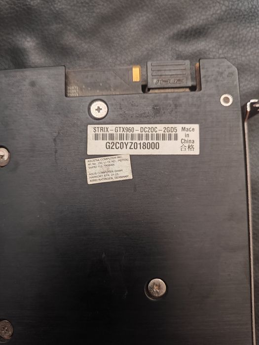 Видеокарта ASUS STRIX GTX 960 2GB GDDR5