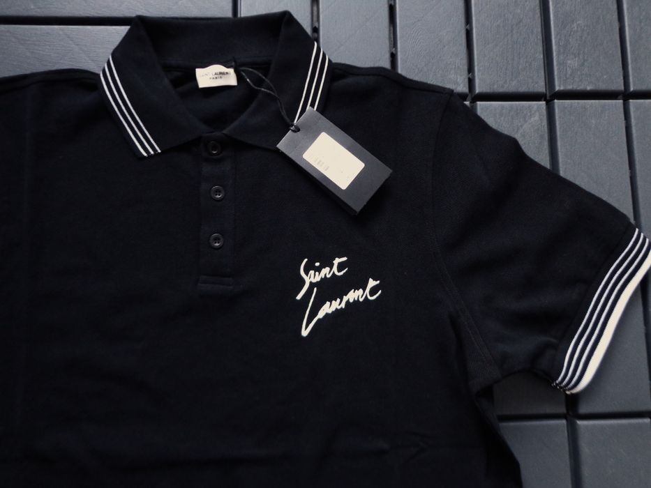 Мъжка поло тениска SAINT LAURENT PARIS