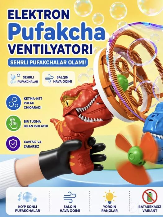 Sehrli Dino Pufakcha Pistoleti