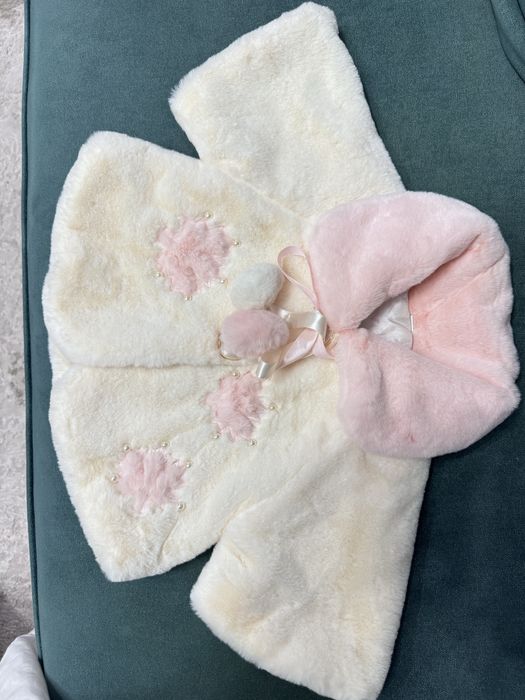 Детское мини шубка-накидка.